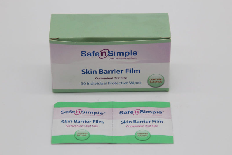 Safe N' Simple Skin Barrier Wipes with Alcohol