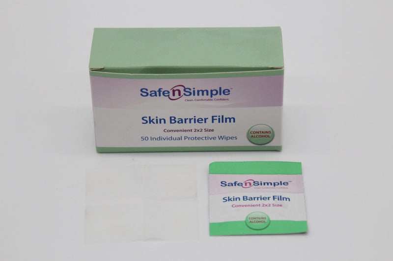 Safe N' Simple Skin Barrier Wipes with Alcohol