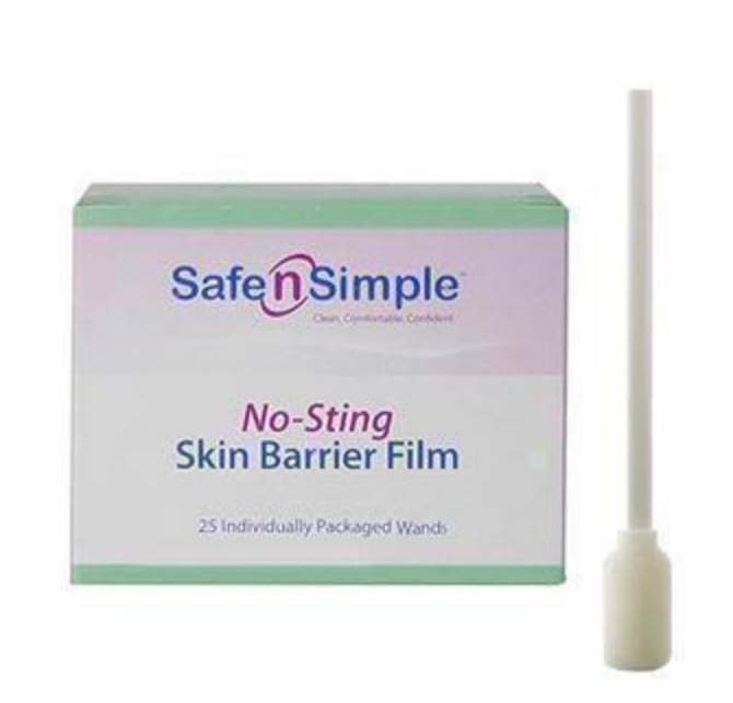 Safe n' Simple No-Sting Skin Barrier Wipes, Wands or Spray